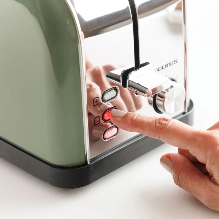 Taurus Tostapane Vintage Colore Olive 1500 W