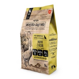WIEJSKA ZAGRODA Tacchino con oca M - cibo secco per cani - 9kg