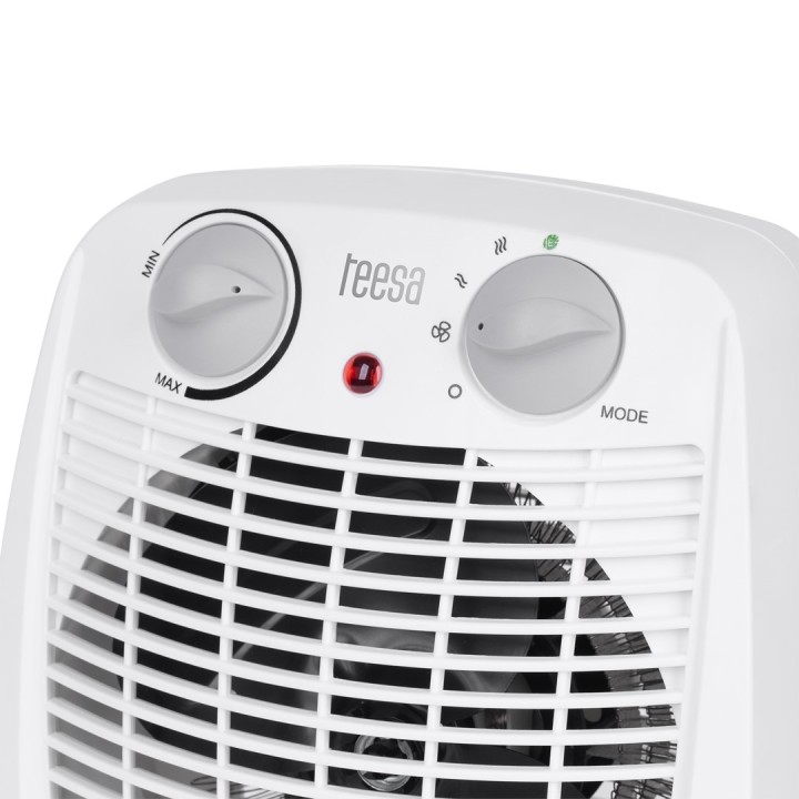 Teesa TSA8059 Riscaldatore elettrico per interni bianco 2000 W Riscaldatore elettrico con ventola