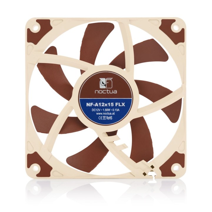 Noctua NF-A12x15 FLX Ventola case per PC 12 cm Beige marrone