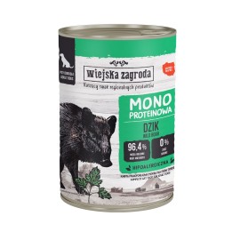 WIEJSKA ZAGRODA Monoprotein Cinghiale - cibo umido per cani - 400g