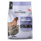 WIEJSKA ZAGRODA Sterilised pollo con quaglia - cibo secco per gatti - 3kg