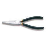 Beta 1008 160 Pinze a becchi piatti lunghi zigrinati manici ricoperti con 2 strati di PVC antiscivolo 010080006