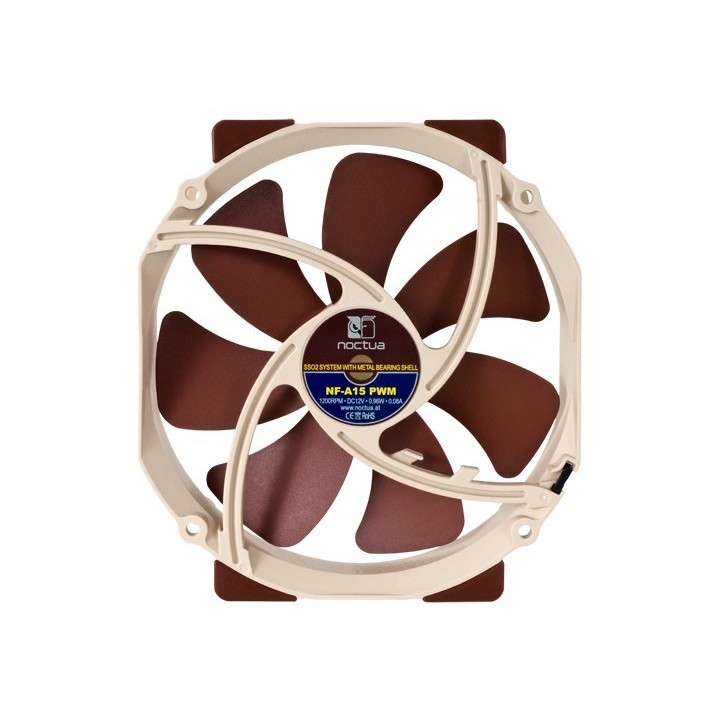 Noctua NF-A15 PWM Sistema di raffreddamento per computer Ventola per case 14 cm
