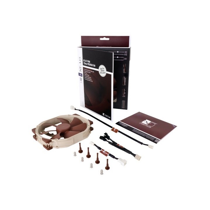 Noctua NF-A15 PWM Sistema di raffreddamento per computer Ventola per case 14 cm