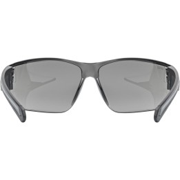 UVEX Equate occhiali ciclismo nero opaco/fumo