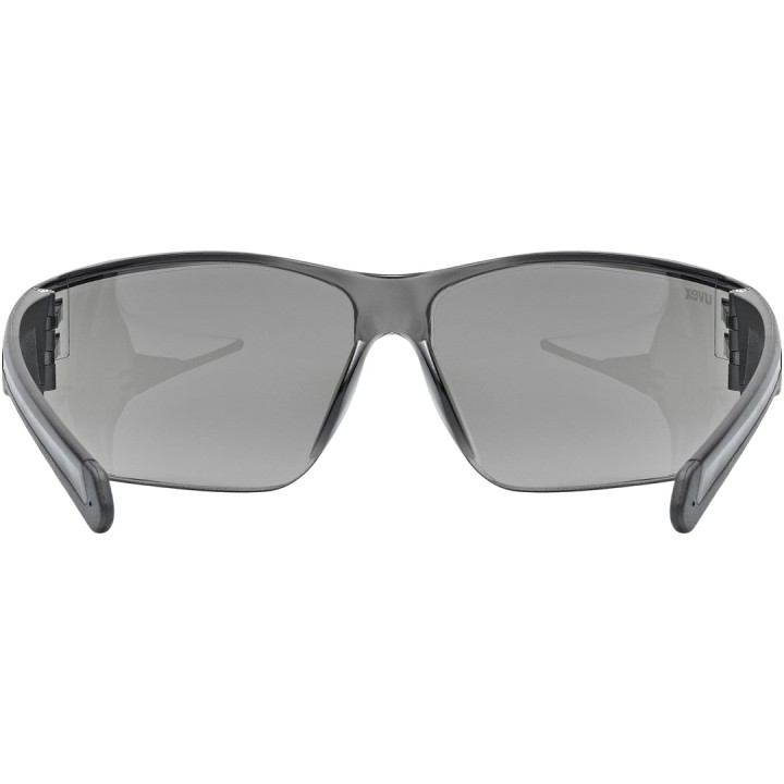 UVEX Equate occhiali ciclismo nero opaco/fumo