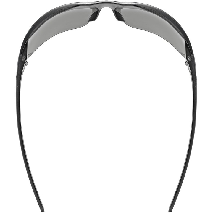 UVEX Equate occhiali ciclismo nero opaco/fumo