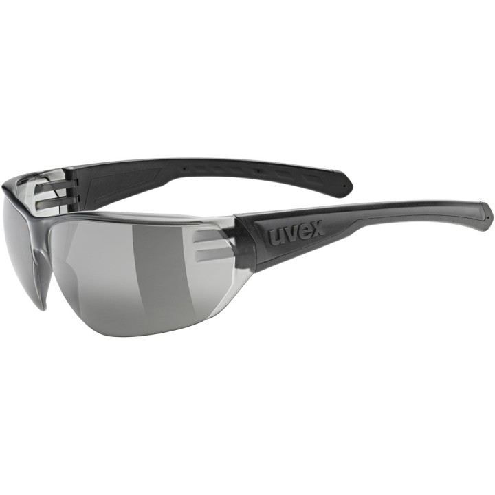 UVEX Equate occhiali ciclismo nero opaco/fumo
