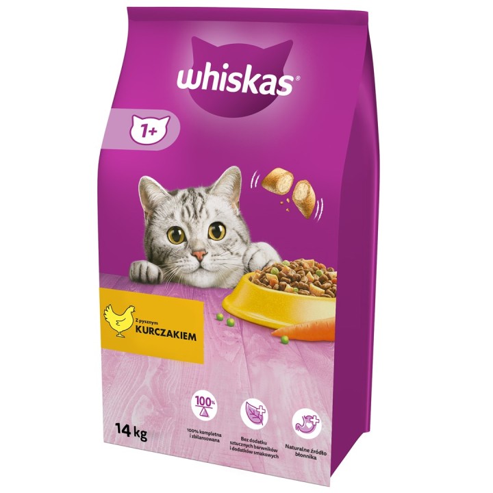 ?Whiskas 325628 cibo secco per gatti Adult pollo 14 kg