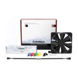Noctua NF-F12 PWM chromax.black.swap Ventola case per PC 12 cm
