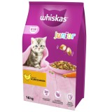 WHISKAS Junior con pollo - cibo secco per gatti - 14kg