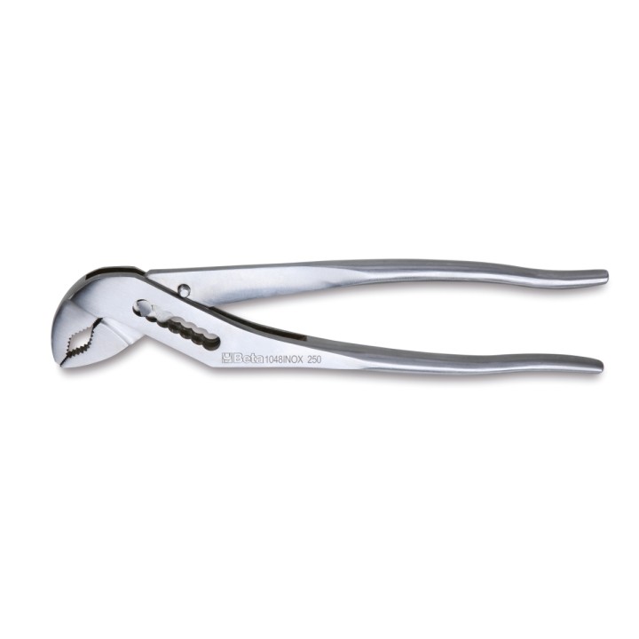 Beta 1048INOX 250 Pinza regolabile cerniera chiusa in acciaio inossidabile 010480325