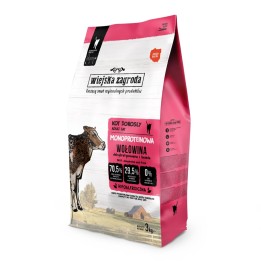 WIEJSKA ZAGRODA Monoprotein Manzo - cibo secco per gatti - 3kg