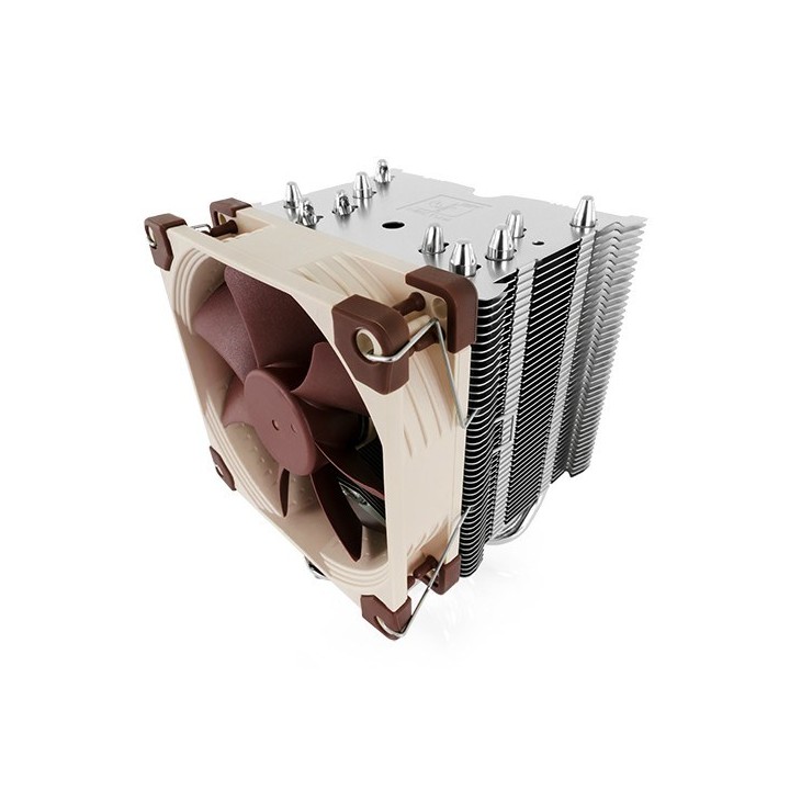 Noctua NH-U9S sistema di raffreddamento per PC Dissipatore processore 9.2 cm Marrone Metallizzato