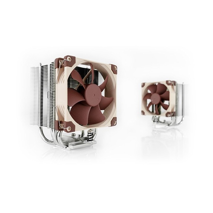 Noctua NH-U9S sistema di raffreddamento per PC Dissipatore processore 9.2 cm Marrone Metallizzato
