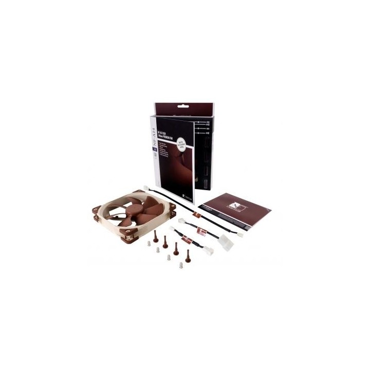 Noctua NOC-NF-A14-ULN Componente di raffreddamento per computer Ventola per case 14 cm beige marrone 1 pezzo