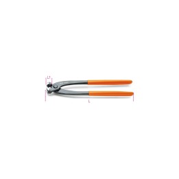 Beta 1098PL 220 Tenaglie per cementisti manici ricoperti in PVC 010980320