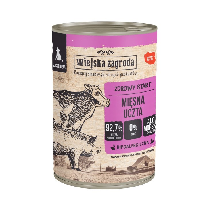 Wiejska Zagroda Tacchino con agnello 800g