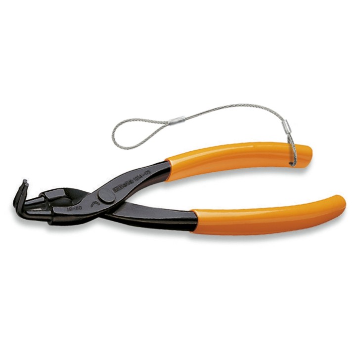 Beta 1034HS 170 Pinze a becchi piegati a 90° per anelli elastici di sicurezza, per fori manici ricoperti in PVC H-SAFE 010344017