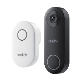 Reolink D340W - 5MP Videocitofono con Campanello 2.4/5 GHz Wi-Fi Rilevamento Persone Audio Bidirezionale Compatibile con NVR bia