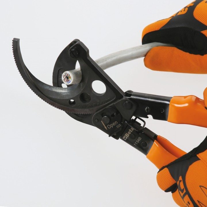 Beta 1134B 50 Tagliacavi a cricchetto per moltiplicare la forza applicata e ridurre gli sforzi 011340050