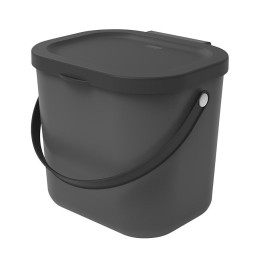 ROTHO Albula Anthracite - contenitore per la raccolta differenziata - 6l