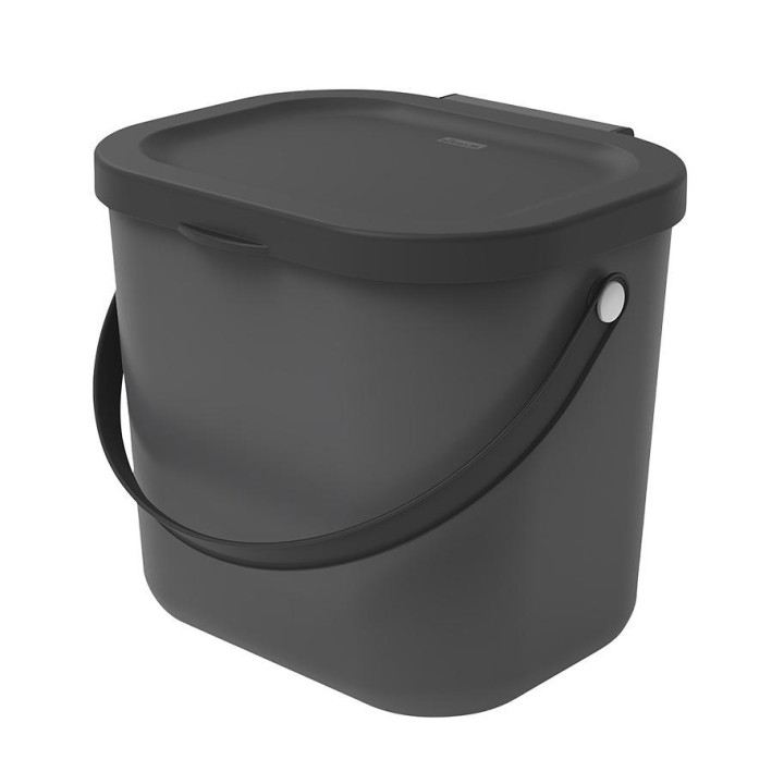 ROTHO Albula Anthracite - contenitore per la raccolta differenziata - 6l