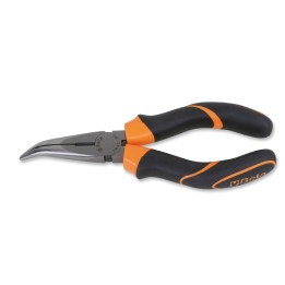 Beta 1168GBM 160 Pinze a becchi mezzotondi lunghissimi piegati zigrinati impugnatura bimateriale finitura industriale 011680266