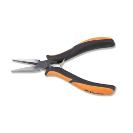 Beta 1172BM Pinza per elettronica a becchi piatti lunghi lisci impugnatura bimateriale 011720101