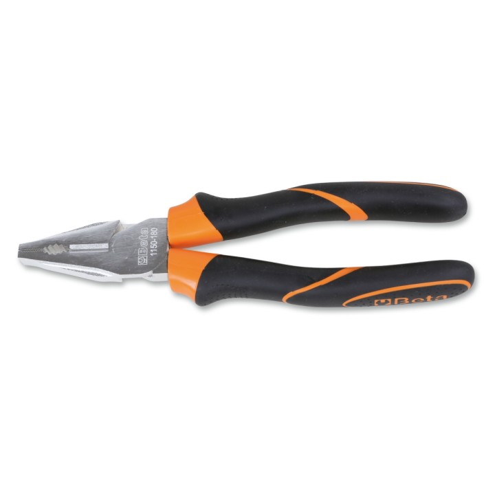Beta 1150BM 200 Pinze universali cromate lucide con impugnatura bimateriale 011500150