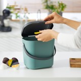 ROTHO Albula Dark verde - contenitore per la raccolta differenziata - 6l