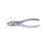 Beta 1153INOX 150 Pinza regolabile a due posizioni, in acciaio inossidabile 011530315