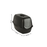 ROTHO Bailey Lettiera con cappuccio nero