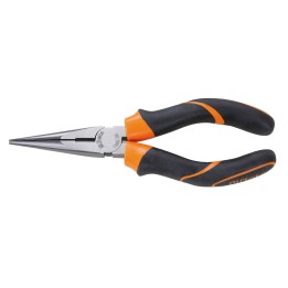 Beta 1166GBM 160 Pinze a becchi mezzotondi lunghissimi diritti zigrinati impugnatura bimateriale finitura industriale 011660266
