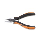 Beta 1175BM Pinza per elettronica a becchi mezzotondi corti lisci impugnatura bimateriale 011750101
