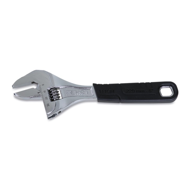 Beta 111CM 220 Chiave regolabile a rullino cromata, modello corto con apertura maggiorata 001110722
