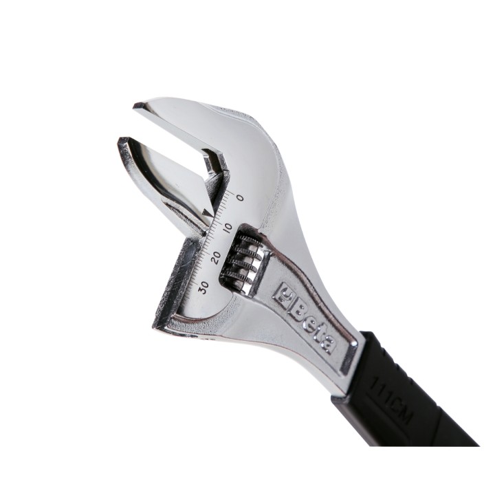 Beta 111CM 220 Chiave regolabile a rullino cromata, modello corto con apertura maggiorata 001110722