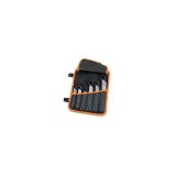 Beta 120/B6N Serie di 6 chiavi poligonali aperte a cricchetto (art. 120) in busta avvolgibile di poliestere resistente 001200060