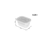 ROTHO Freeze - contenitore per congelatore - 6x250ml