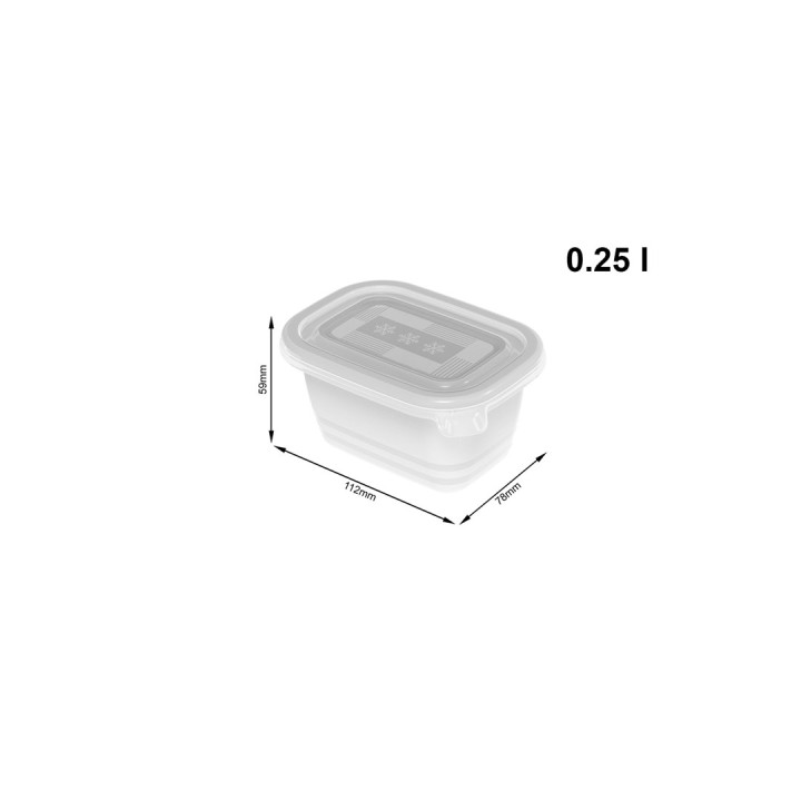 ROTHO Freeze - contenitore per congelatore - 6x250ml