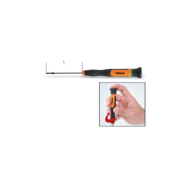 Beta 1257PH 00 Microgiravite per viti con impronta a croce Phillips® 012570060