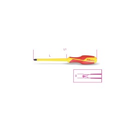Beta 1272MQ 1X4,5X80 Giravite per viti con impronta a croce Phillips® 012720709