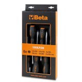 Beta 1243LP/D6 Serie di 6 giravite a battere per viti a testa con intaglio 012430016