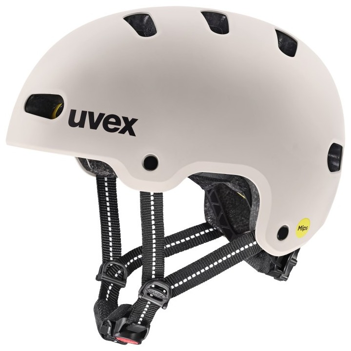 UVEX Casco ciclismo bambino Kid 4 Style MIPS grigio caldo opaco