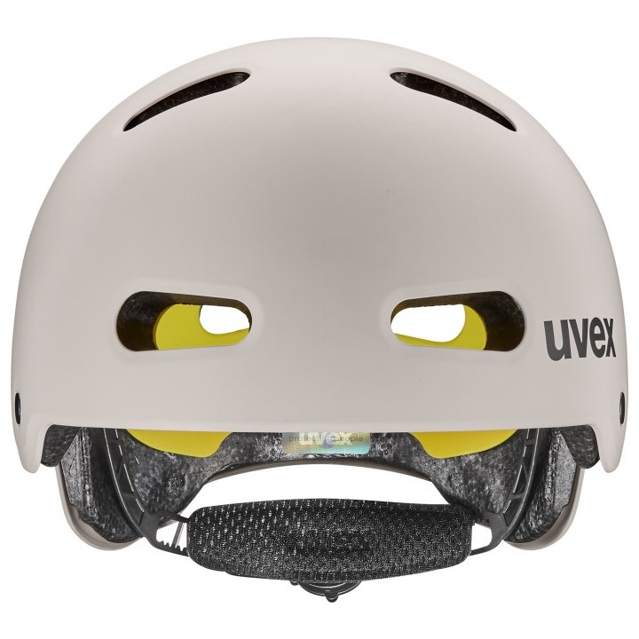 UVEX Casco ciclismo bambino Kid 4 Style MIPS grigio caldo opaco