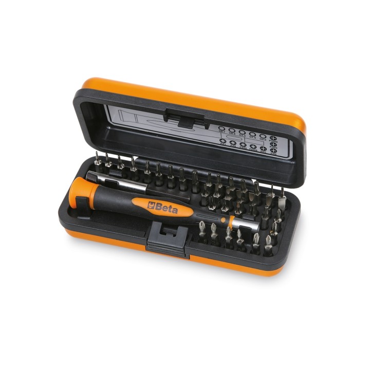 Beta 1256/C36-2 Microgiravite bimateriale con 36 inserti intercambiabili da 4 mm e prolunga magnetica 012560100