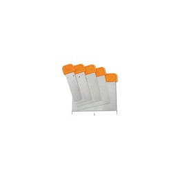 Beta 1337/S5 Serie di 5 spatoline per carrozzieri in acciaio inox tipo giapponese 013370015