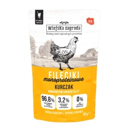 WIEJSKA ZAGRODA Filetti di Pollo Monoprotein – cibo umido per gatti – 85g