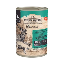 WIEJSKA ZAGRODA Forest Flavours Cervo con maiale - cibo umido per cani - 400g